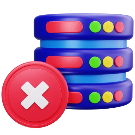 Server Error  3D Icon