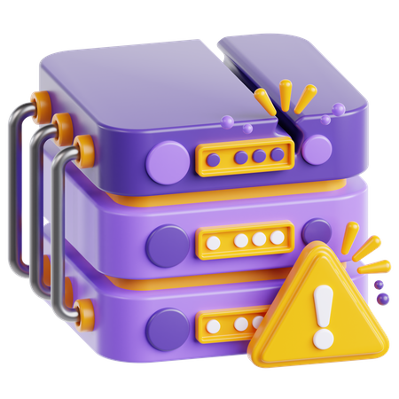 Server Error  3D Icon