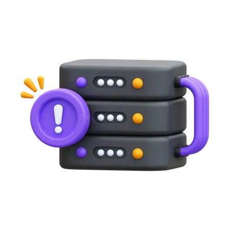 Server Error 3D Icon