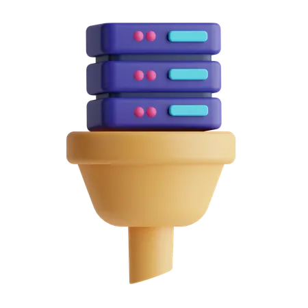 Server Filter  3D Icon