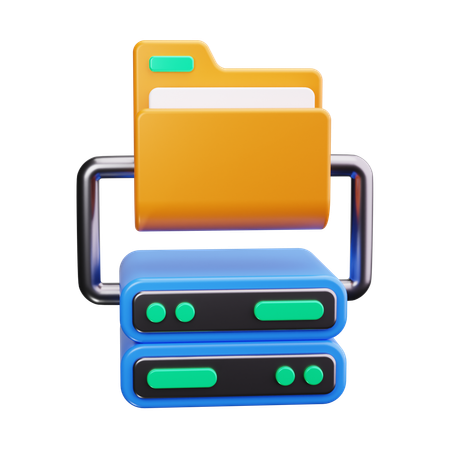 Server Folder  3D Icon