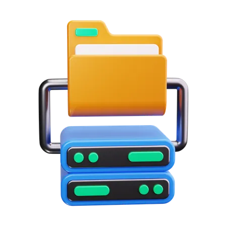 Server Folder  3D Icon