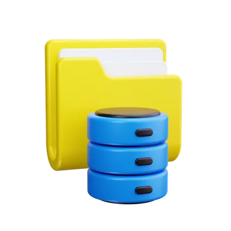 Server Folder  3D Icon