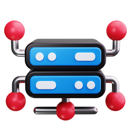 Server Hosting  3D Icon