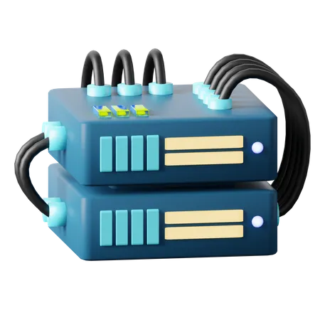 Server Hosting  3D Icon