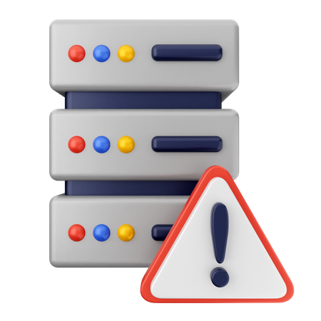 Server Internet Security  3D Icon