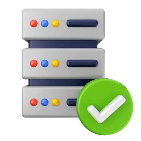 Server Internet Security  3D Icon