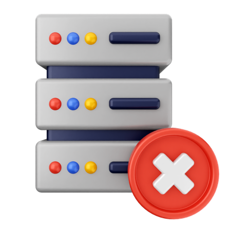 Server Internet Security  3D Icon