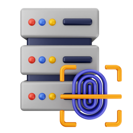 Server-Internet-Sicherheit  3D Icon