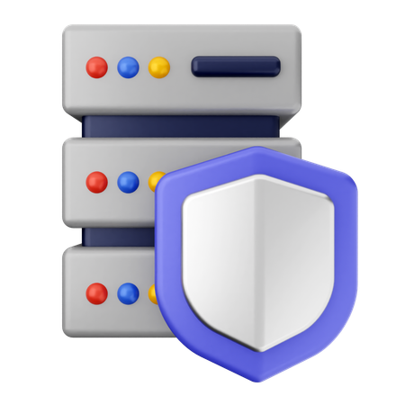 Server-Internet-Sicherheit  3D Icon