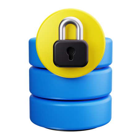 Server Lock  3D Icon