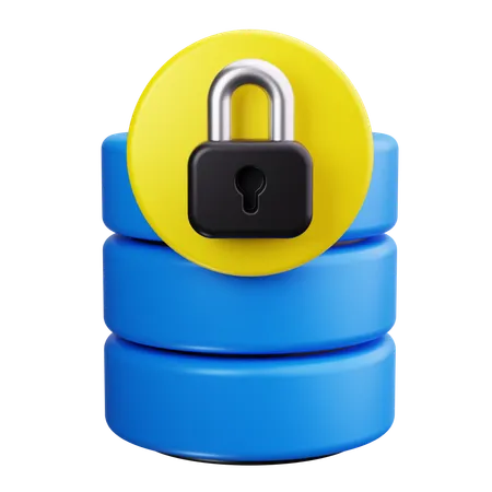 Server Lock  3D Icon