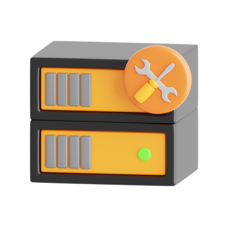 Server Maintenance  3D Icon