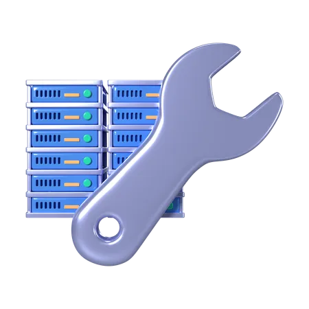 Server Maintenance  3D Icon