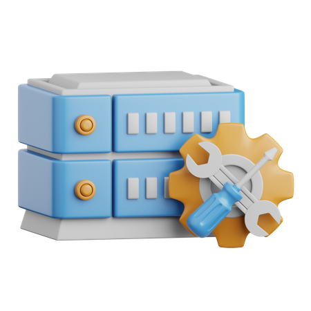 Server Maintenance  3D Icon