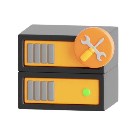 Server Maintenance  3D Icon