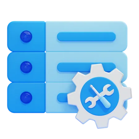 Server Maintenance  3D Icon