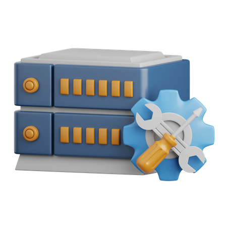 Server Maintenance  3D Icon