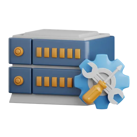 Server Maintenance  3D Icon