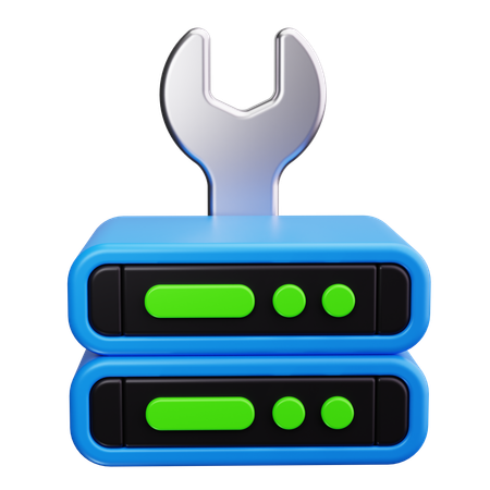 Server Maintenance  3D Icon