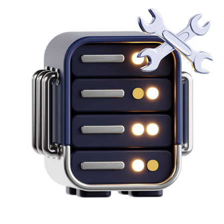 Server Maintenance  3D Icon