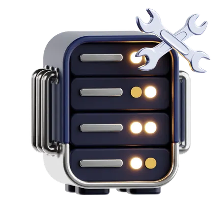 Server Maintenance  3D Icon