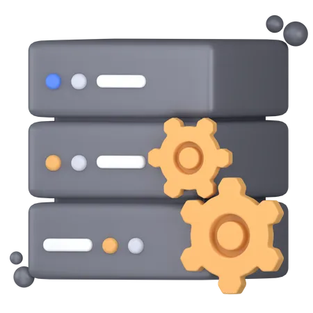 Server maintenance  3D Icon