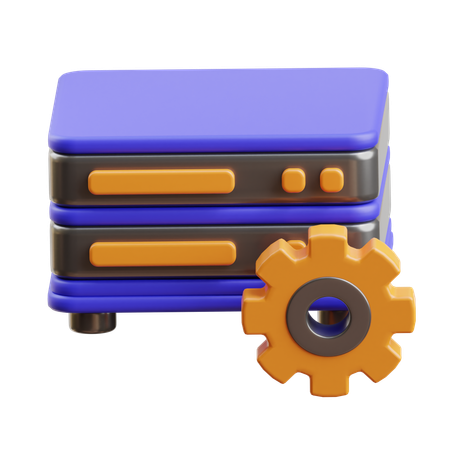 Server Management  3D Icon