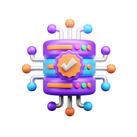 サーバー管理  3D Icon