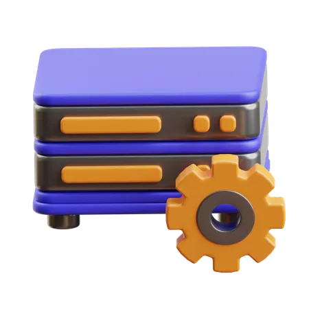 Server Management  3D Icon