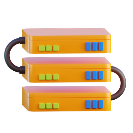 Server Management  3D Icon