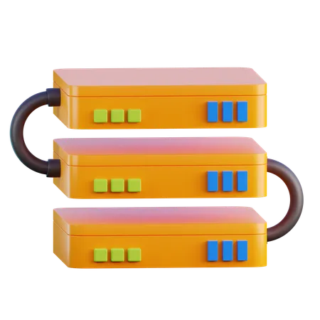 Server Management  3D Icon