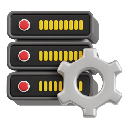 Server Management  3D Icon