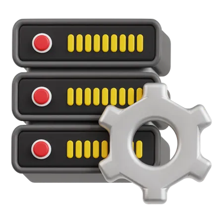 Server Management  3D Icon