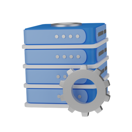 Server management  3D Icon