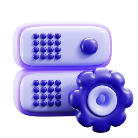 Server Management  3D Icon