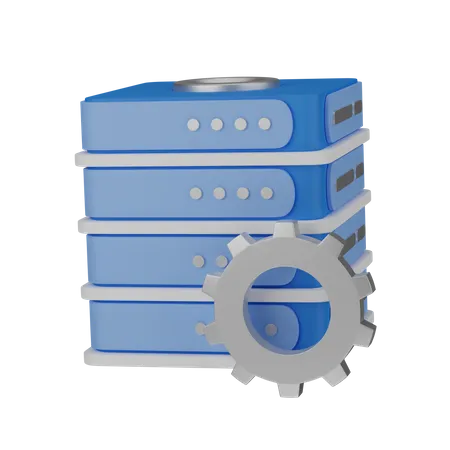 Server management 3D Icon