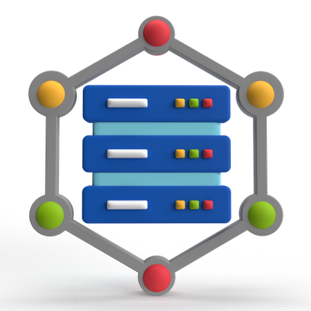 Server Network  3D Icon