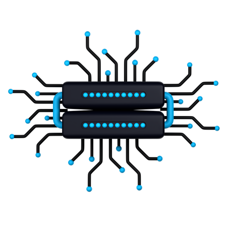 Server Network  3D Icon