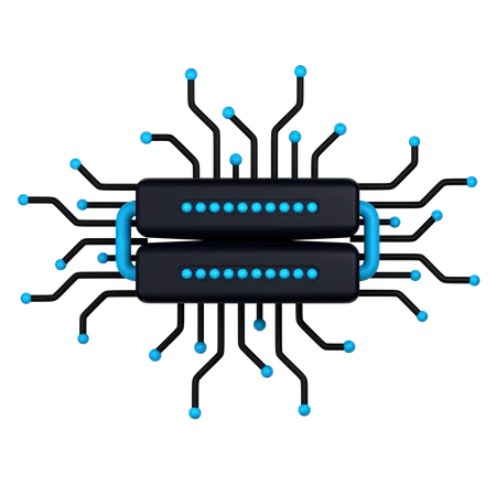 Server Network  3D Icon