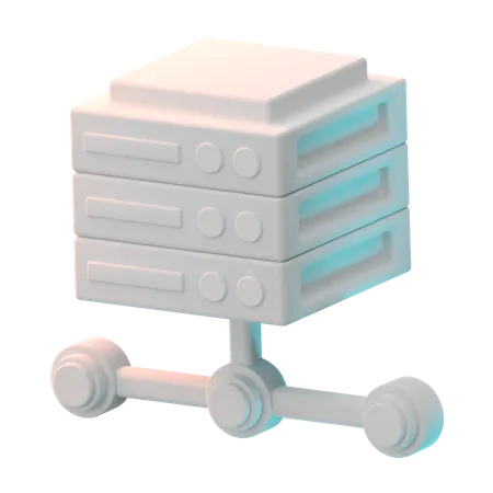 Server Network  3D Icon