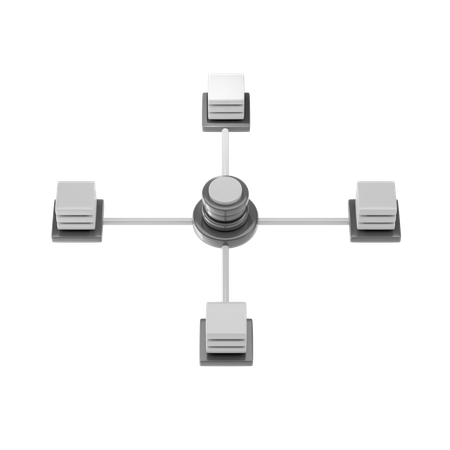 Server Network  3D Icon