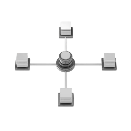 Server Network  3D Icon