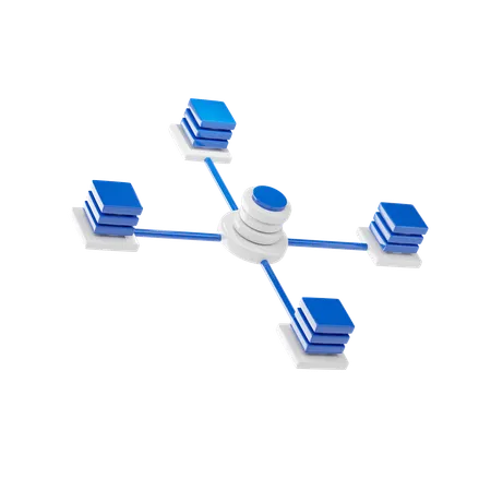 Server Network  3D Icon