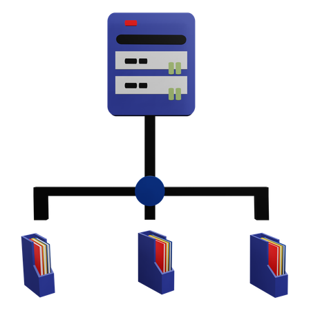 Server Network  3D Icon