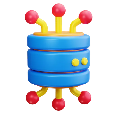 Servernetzwerk  3D Icon