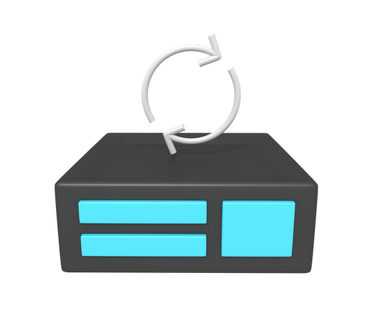 Server neu laden  3D Icon