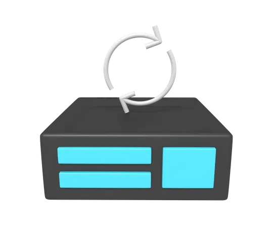 Server neu laden  3D Icon