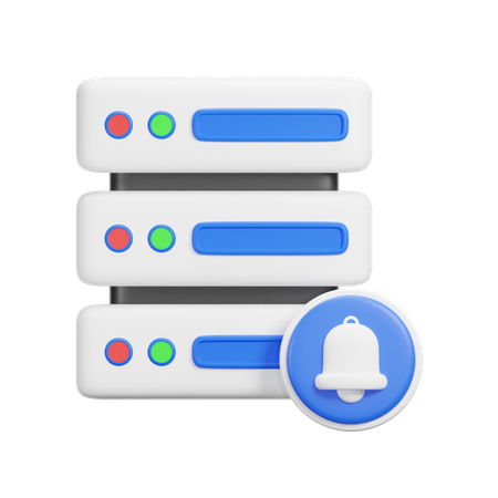 Server Notification  3D Icon