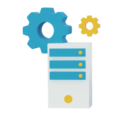 Server Optimize  3D Icon